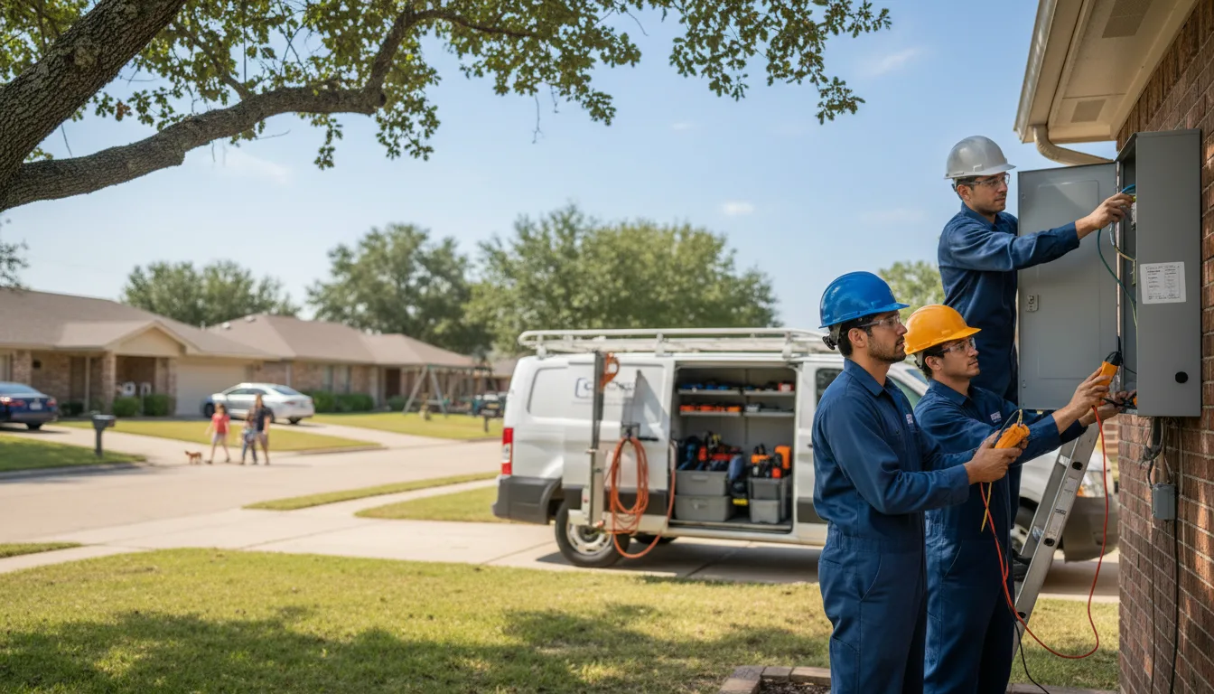 Certified electrician providing emergency electrical services in Versailles, KY
